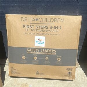 Delta Children 3-in-1 Sit to Stand Walker